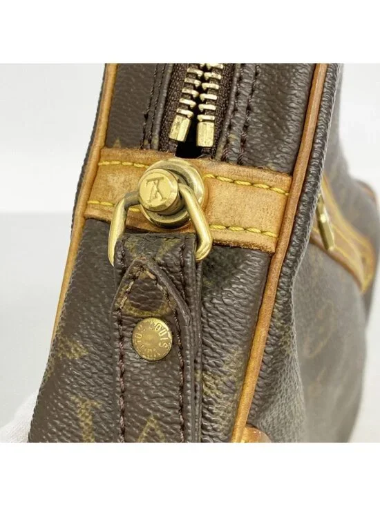 Louis Vuitton Clutch Monogram Marly Dragonne GM Brown - Picture 9 of 10